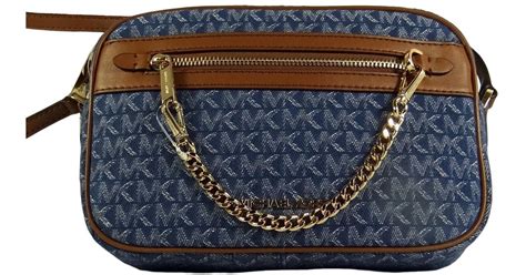 michael kors denim crossbody bag.